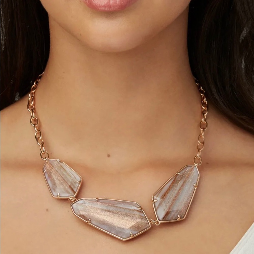 Kendra Scott statement necklace.